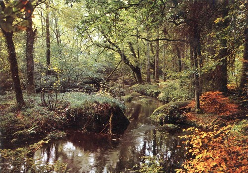 Karte huelgoat silberner fluss - karte,