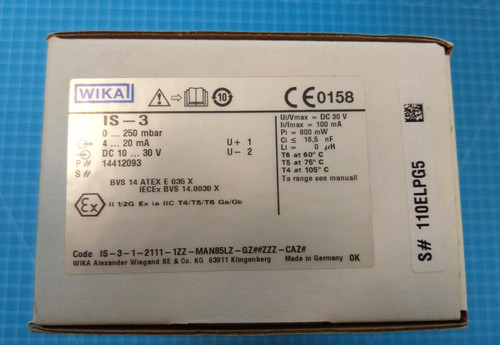 Wika drucktransmitter - wika, is-3