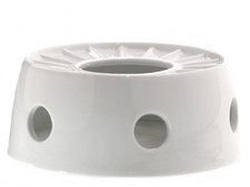 Teelicht Stövchen Teewärmer aus Porzellan Küche Tee Teatime Zubehör Ø13,5cm H6cm