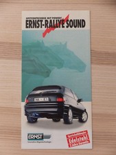 Ernst Rallye Sound VW Opel