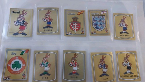 10x panini sticker aufkleber - 10x,