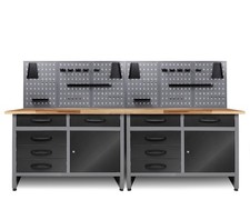 Ondis24 Werkstatt Set 240cm 2x