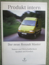 Renault Master Produkt intern Katalog Oktober 1997 intern für Neuewaenverkauf
