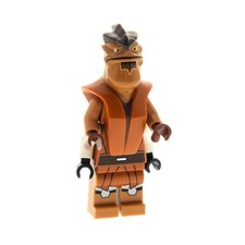 1x Lego Minifigur Star Wars Clone Wars Pong Krell dunkel orange 75004 sw0435