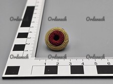 BUNDESWEHR - KOKARDE HANDGEFERTIGT BOUILLONSTICKEREI - FÜR SCHIRMMÜTZE OFFIZIER