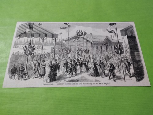 Pressestich 1868 strasbourg - 1868,