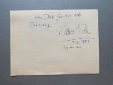 HANS HASS (†2013) Meeresforscher signed Buchausschnitt 15x21 Autogramm