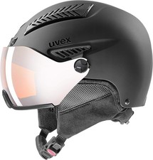 Uvex Skihelm mit Visier hlmt 600 visor Schwarz Gr. 57-59 cm Erwachsene black mat