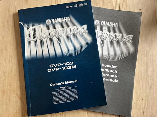 Yamaha clavinova cvp103 - yamaha,