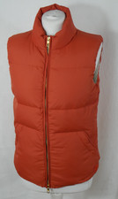Damen CLOSED Echte DAUNEN Luxus Weste Orange Herbst Winter Größe L WIE NEU!