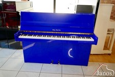 Klavier Piano May Berlin Modell 103 F blau Hochglanz inkl. Garantie u. Lieferung