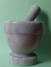 Mörser mit Stößel Marmor