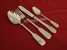 Robbe & Berking Spaten 150er Massiv Versilbert Dessertbesteck 4 Teile Top