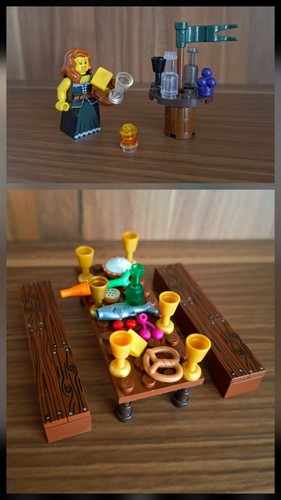 Lego minifigur theke - theke, bar