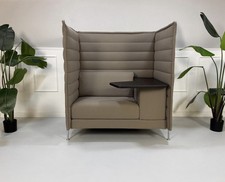 Vitra Alcove Work Lounge Sofa Klassiker Couch Büro Grau Crème