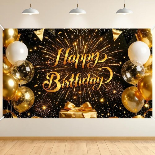Geburtstagsbanner polyester - geburtstagsbanner,