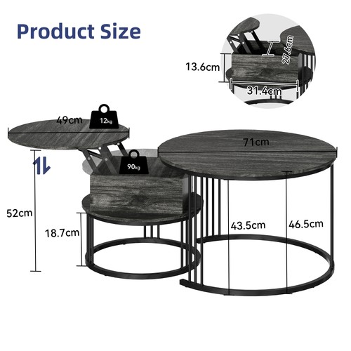 Moderner couchtisch 2er - moderner,