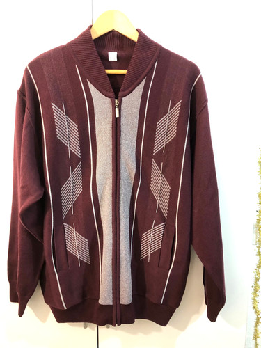 Herren strickjacke bordeaux - herren,
