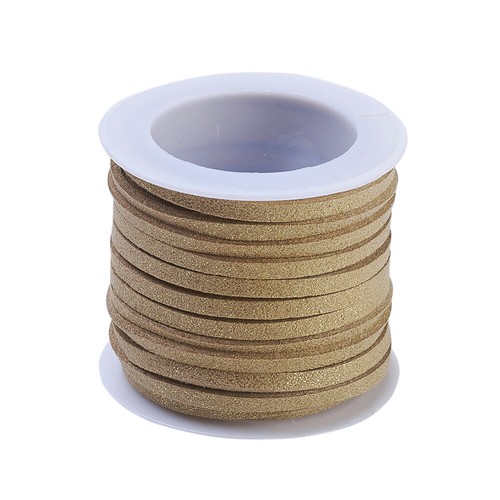 Faux wildleder schnur - wildleder, sand