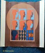 Kalenderblatt in Siebdruck von limitierten Kalender 60/70-er Jahre