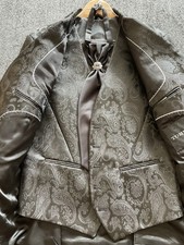 Torres Cerimonia Hochwertiger Hochzeits Herren Bräutigamanzug 4 Teile + 2 Hemden