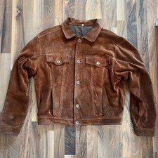 Vintage suede trucker jacket - trucker,