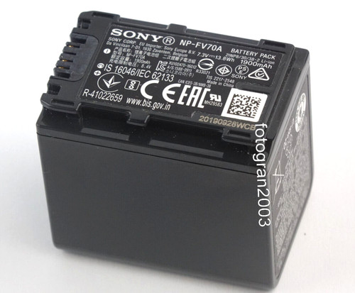 Original sony fv70a - sony, np-fv70a