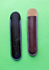 2 Stifte Etui aus Leder  16 x