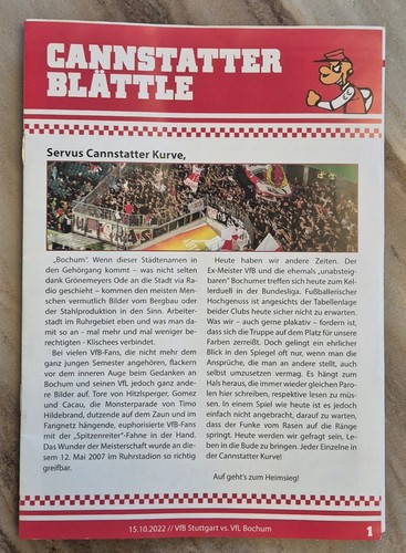 Fußball-Programmheft
