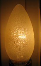 NARVA  25W E14 - Eis-Kristall-Decor - Glühbirne Glühlampe Kerzen-Lampe, dimmbar