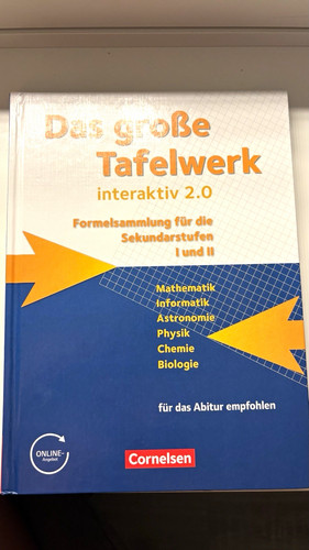 Cornelsen das große - cornelsen, tafelwerk