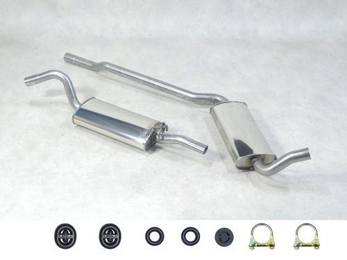 Edelstahl auspuff set - auspuff, neu