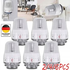 2x Thermostatkopf Heizkörper Regler Thermostat Heizkörperventil Kühlerthermostat