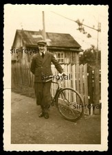 Graz 1939 - Mann Hanz mit Fahrrad - Österreich - 1930er - Foto 6x9cm