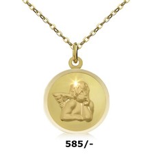 Schutzengel Anhänger Gold 585