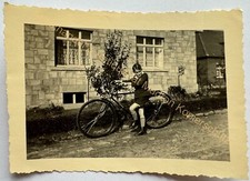 orig. Foto Kind Junge Fahrrad