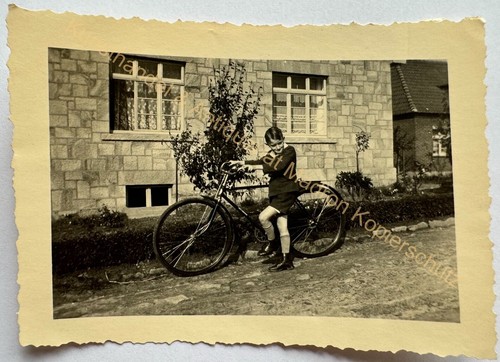 Orig foto kind junge fahrrad - foto,