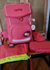 Ergobag Cubo Schulranzen Set Rucksack Rosa Mädchen Neu Glitzer