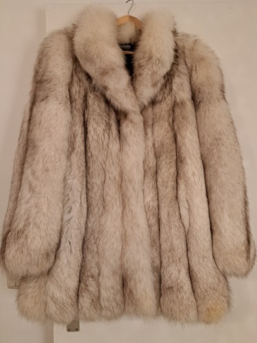 Blaufuchs fuchs pelzmantel - fuchs,