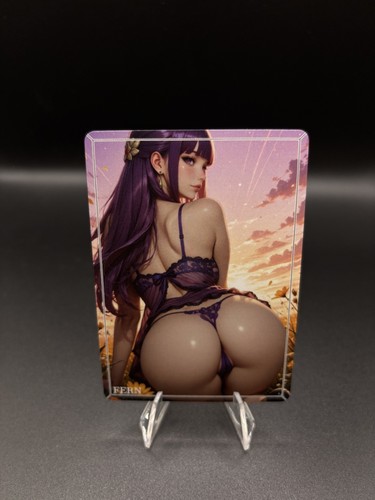 Fern frieren waifu card - frieren, tcg