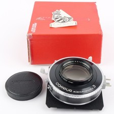 Voigtländer Heliar 4.5/210mm Linhof Plate Compur electronic 3 MINT