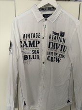 Camp David Herren Hemd Langarm