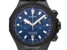 Edox delfin stahl pvd black - pvd,