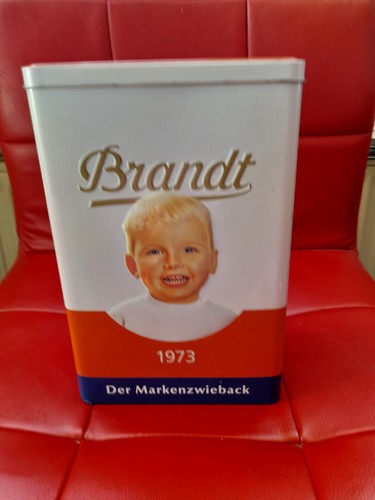 Blechdose brandt zwieback - blechdose,