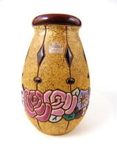 Keramik Vase Amphora Turn Teplitz um 1920