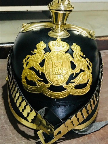Schwarzer leder preußischer - schwarzer,
