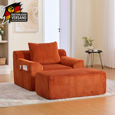 Schlafsessel aus Cord mit