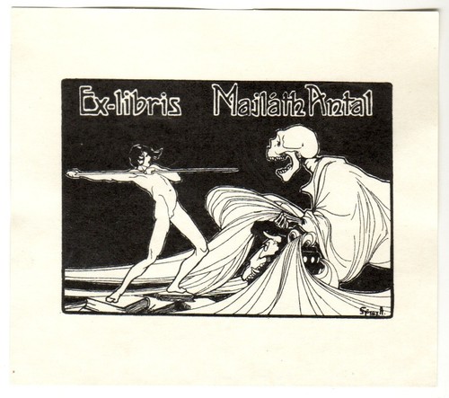 Antal györgy exlibris für - gyÖrgy:,