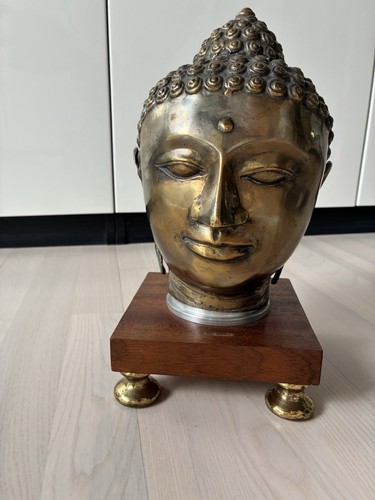 Buddha kopf büste - buddha, messing