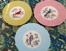 Upcycling vintage vogel teller - upcycling,